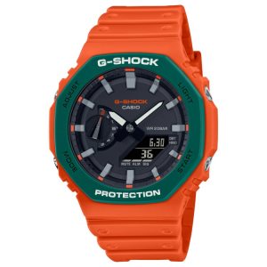 Casio ANALOG-DIGITAL GA2110SC-4A G-shock Herr Gröna | SXKQR-7145
