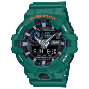 Casio ANALOG-DIGITAL GA700SC-3A G-shock Herr Gröna | QDENF-6318