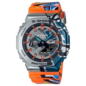 Casio ANALOG-DIGITAL GM2100SS-1A G-shock Herr Silver | LMCKI-3417