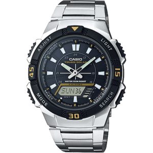 Casio Analog-Digital AQS800WD-1EV Casio Herr Silver Svarta | MTYOA-9624