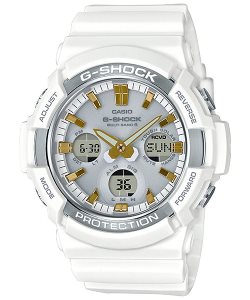 Casio Analog Digital GAW-100GA-7A G-shock Herr Vita Guld | XGQLD-1593
