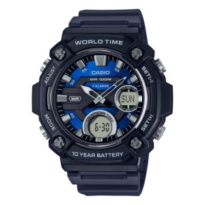 Casio Analog-Digital Midnight AEQ120W-2AV Casio Herr Blå | PUGVE-0215