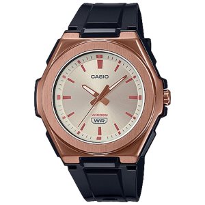 Casio Analog LWA300HRG-5E Casio Herr Svarta Rosa Guld | TRKUJ-4682