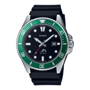 Casio Analog MDV106B-1A3V Casio Herr Svarta Gröna | QDBXC-6890