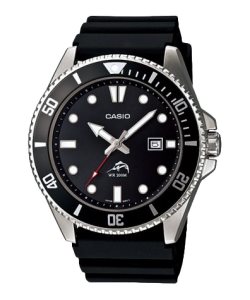 Casio Analog MDV106-1A Casio Herr Svarta Silver | YLMGE-4075