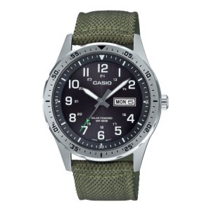 Casio Analog MTPS120L-3AV Casio Herr Silver | KRXGE-2567