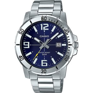 Casio Analog MTPVD01D-2BV Casio Herr Silver | EGTLN-1926