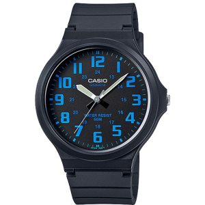 Casio And Analog MW240-2BV Casio Herr Svarta Ljusblå | ZLDRV-6574