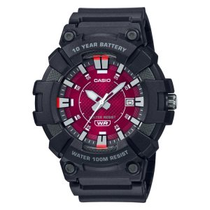 Casio And Analog MW610H-4AV Casio Herr Svarta Röda | ZSXAB-3948