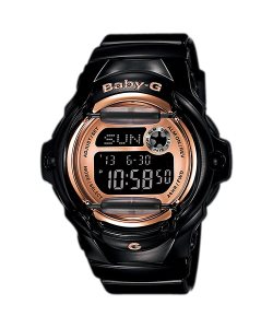 Casio BABY -G + BG169G-1 Baby-G Dam Svarta Rosa Guld | HMDBQ-2930