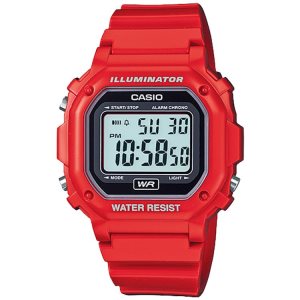 Casio Bright Digital F108WHC-4A Casio Herr Ljusröda | KLWXO-7132