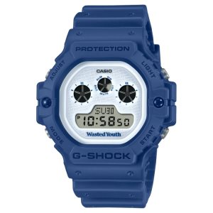 Casio DIGITAL DW5900WY-2 G-shock Herr Blå Ljusblå | BGSLR-8547