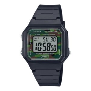 Casio Digital Easy Reader W217H-3BV Casio Herr Svarta | JPVMR-7834
