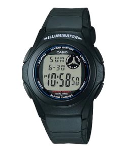 Casio Digital F200W-1A Casio Herr Svarta | SQJIB-2140