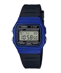Casio Digital F91WM-2A Casio Herr Svarta Blå | VMTCU-7402
