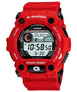 Casio Digital G7900A-4 G-shock Herr Röda | GAJID-1057