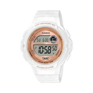 Casio Digital LWS1200H-7A2V Casio Dam Vita Guld | PKWQJ-2396