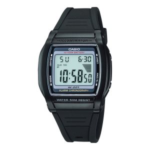 Casio Digital Vanliga Klassiska W201-1AV Casio Herr Svarta | JCFIX-5946