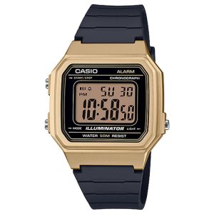 Casio Digital W217HM-9AV Casio Herr Guld | QYBHC-5078