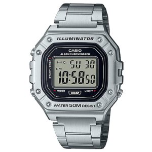 Casio Digital W218HD-1AV Casio Herr Silver | WCSTH-5971